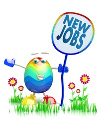 new jobs Easter egg Character