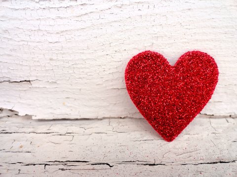 Valentine's Day heart with room for text