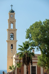 Saint Peter's church in old town of Jaffa, Tel Aviv, Israel