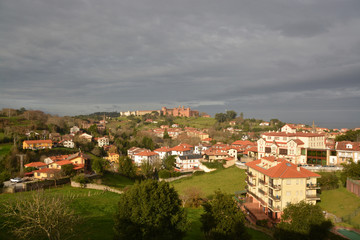 Fototapeta na wymiar Comillas, Cantabria, España