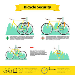 bicycle infographics bicycle  security