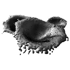 Splash of black fuel Oil.