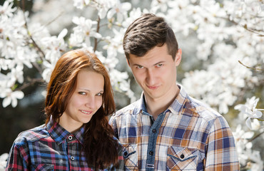 Obraz premium Young happy love