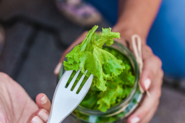 Jar Salad