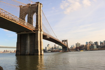 Brooklyn Bridge in Manhatten