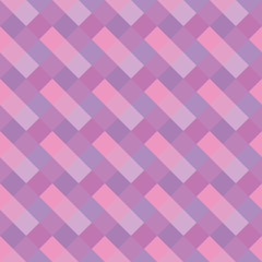 Seamless geometric pattern. Stripy texture. Diagonal lilac, rose, magenta striped background. Vector