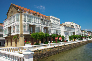 Uferpromenade in Cedeira Galicien