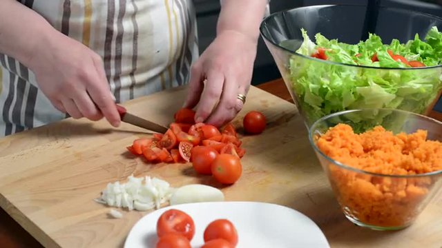 Preparation tomatoes