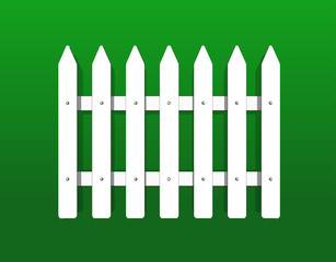 Fence white front garden fencing decorative wooden classic style