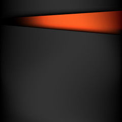 Orange Abstract Background Vector for Design