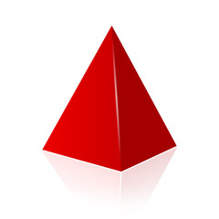 Obraz premium Pyramid vector illustration