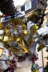 Christmas decoration  at the street in Baden-Baden