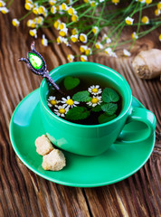 tea with a camomile