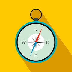 Compass flat icon 