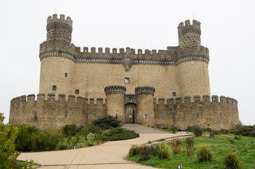 Manzanares castle in Spain