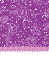 Hand  drawn floral card