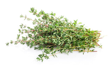 Fresh garden thyme herb
