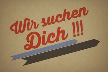 Wir suchen ...
