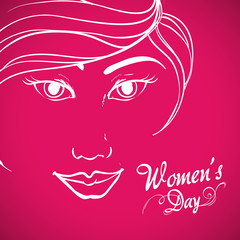 Happy womens day design 
