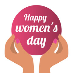 Happy womens day design 