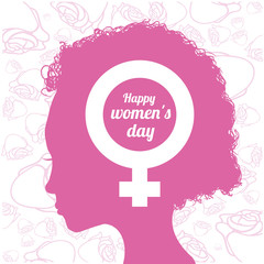 Happy womens day design 