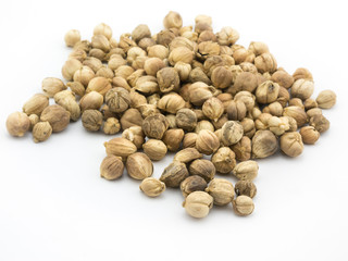  Cardamom seed isolated on white background