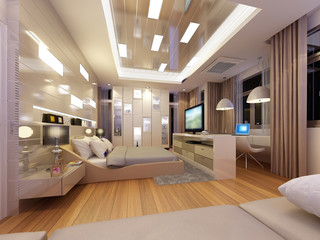 3d rendering of interior bedroom