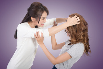 Asian women fight