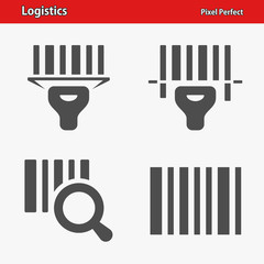Logistics Icons. Professional, pixel perfect icons optimized for both large and small resolutions. EPS 8 format.
