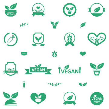 Vegetarian Food Icons
