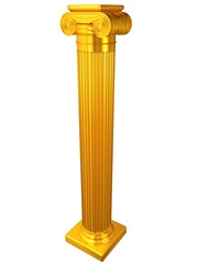 Ionic gold column