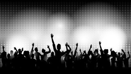 Fototapeta premium Party people in club