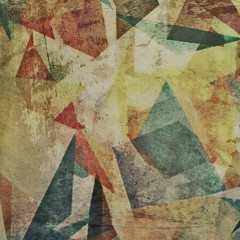 Abstract grunge wall background, cubism