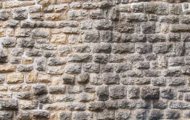 Stone fortress wall.