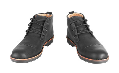 Men's Black Leather Shoes