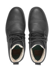 Men's Black Leather Shoes