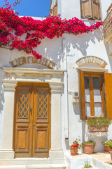Traditional houses in Mykonos, Greece. Beautiful sample of the a - 102258657