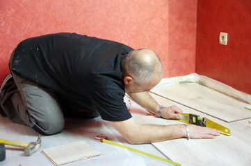 pose du parquet