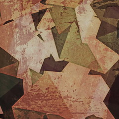 Abstract grunge wall background, cubism