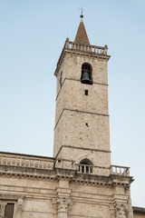 Fototapeta na wymiar Tower St. Emidio's cathedral