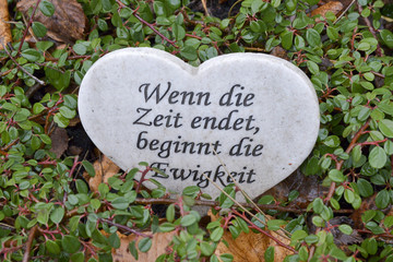 Wenn die Zeit endet beginnt die Ewigkeit