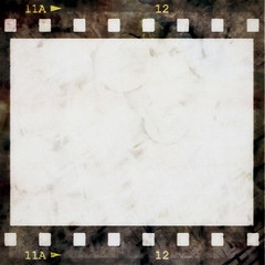 Naklejka premium grunge film strip background