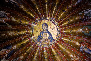 Church of the Holy Saviour in Chora in Istanbul, Turkey