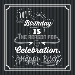 happy birthday design 