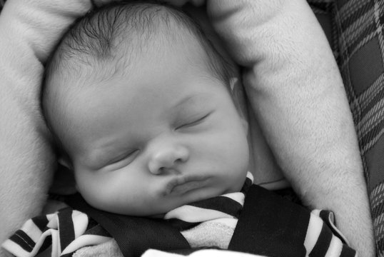 Baby Sleeping In Carseat