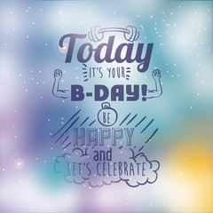 happy birthday design 