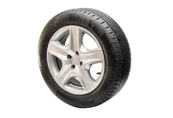 Obraz premium car wheel isolated
