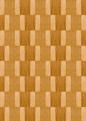 Wooden floor pattern with Zebra, Ash and Oak