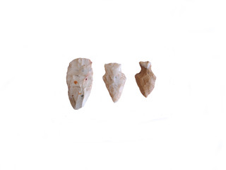 Arrowheads on white background.