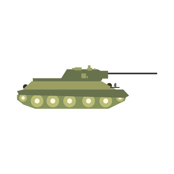 green tank isolated on white background clip art preview